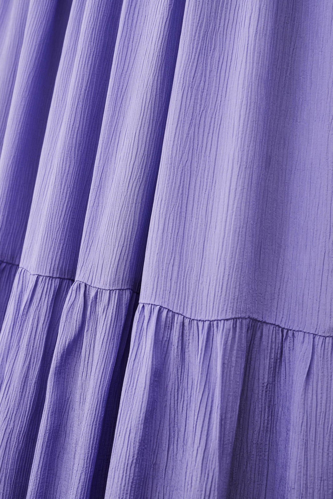 Long Pleated Dress Natalia Violet