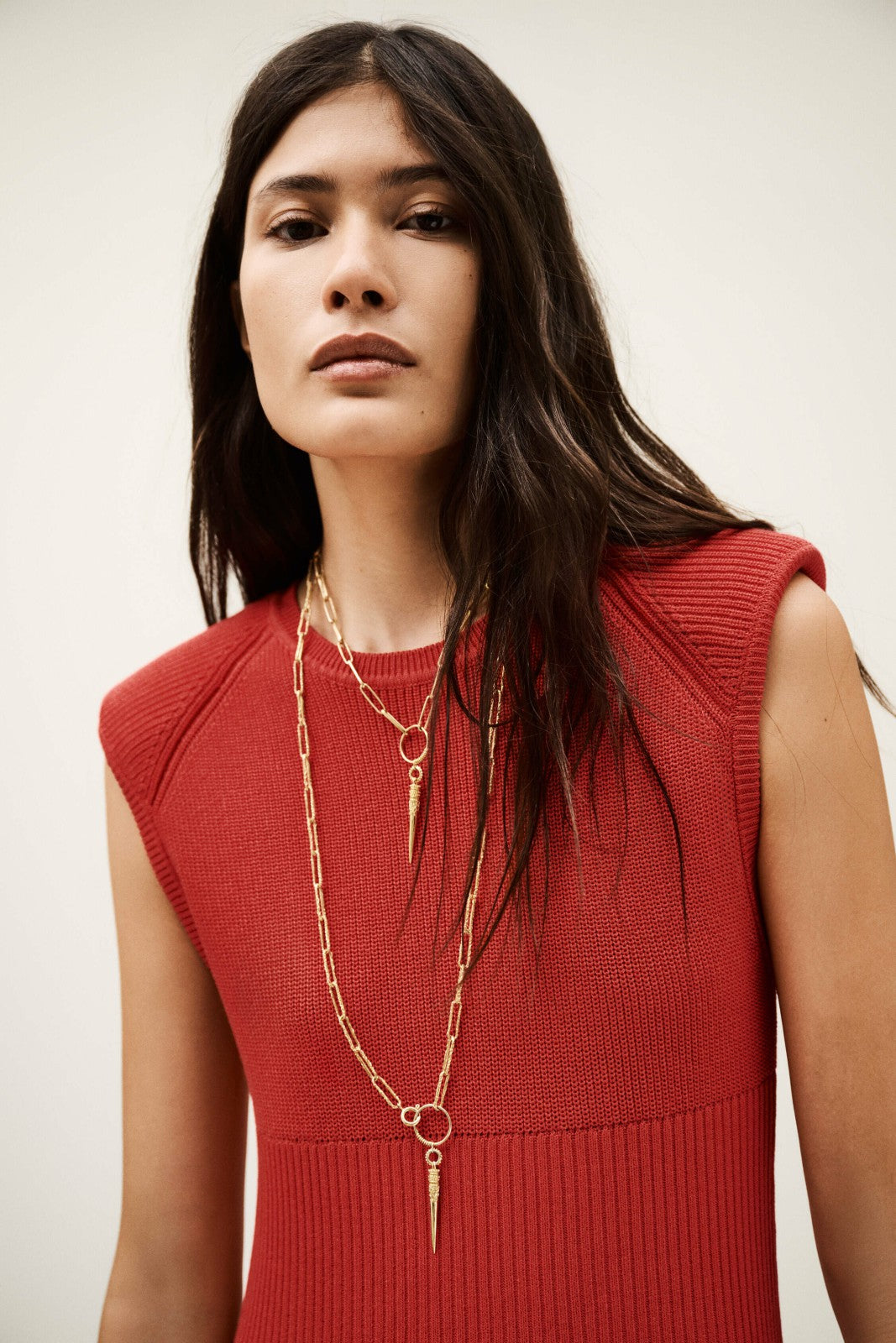 Maxi-Length Dress Essie Rouge