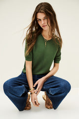 Short-Sleeved Pullover Shirley Vert