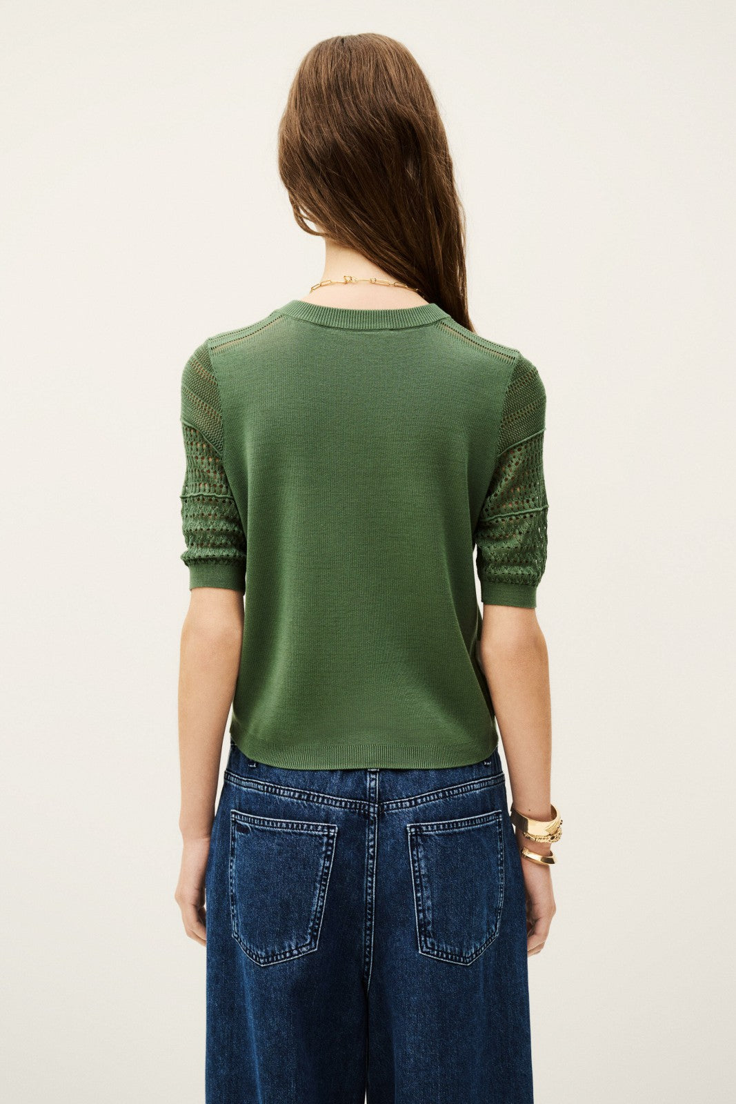 Short-Sleeved Pullover Shirley Vert