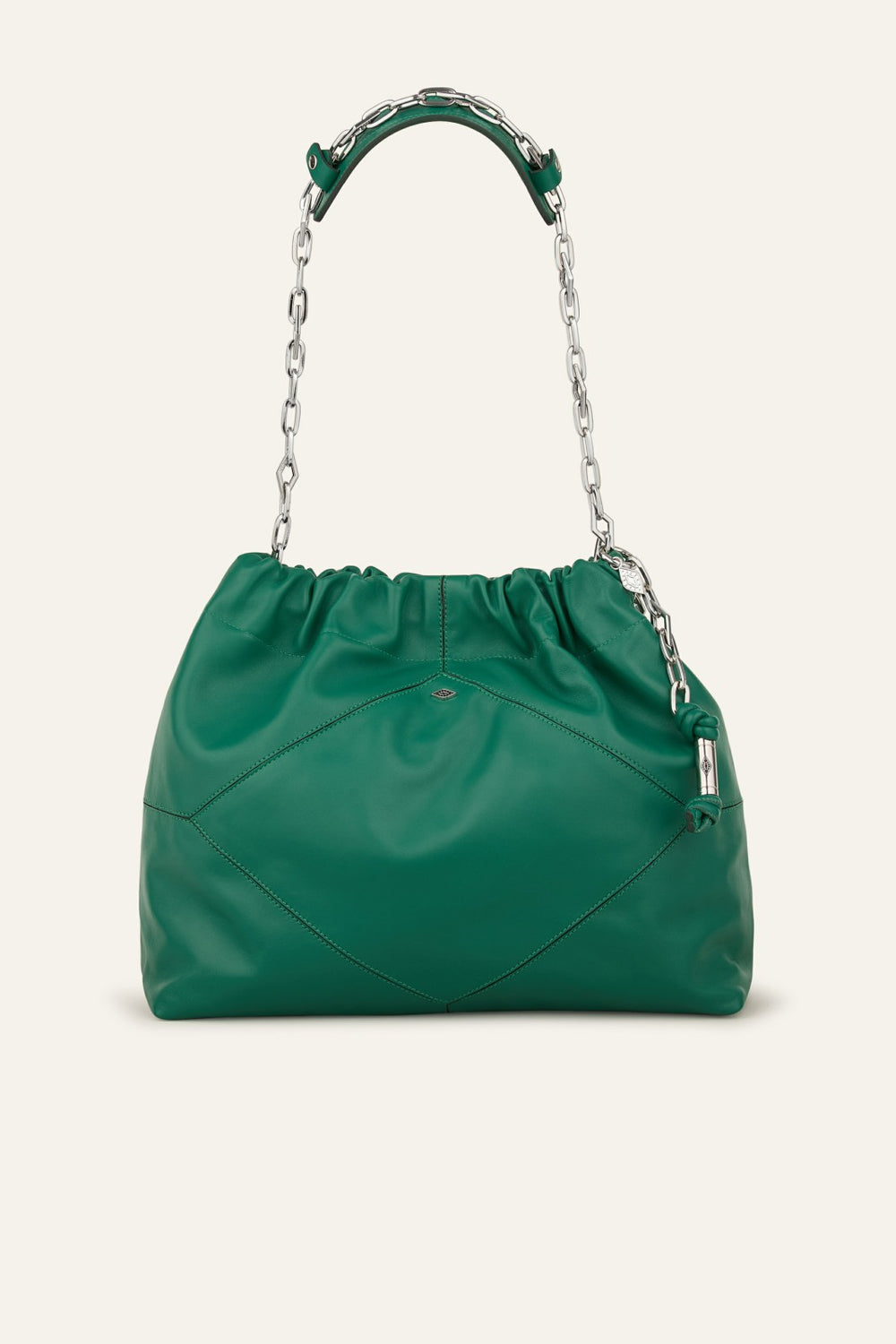 Leather Tote Bag June Green