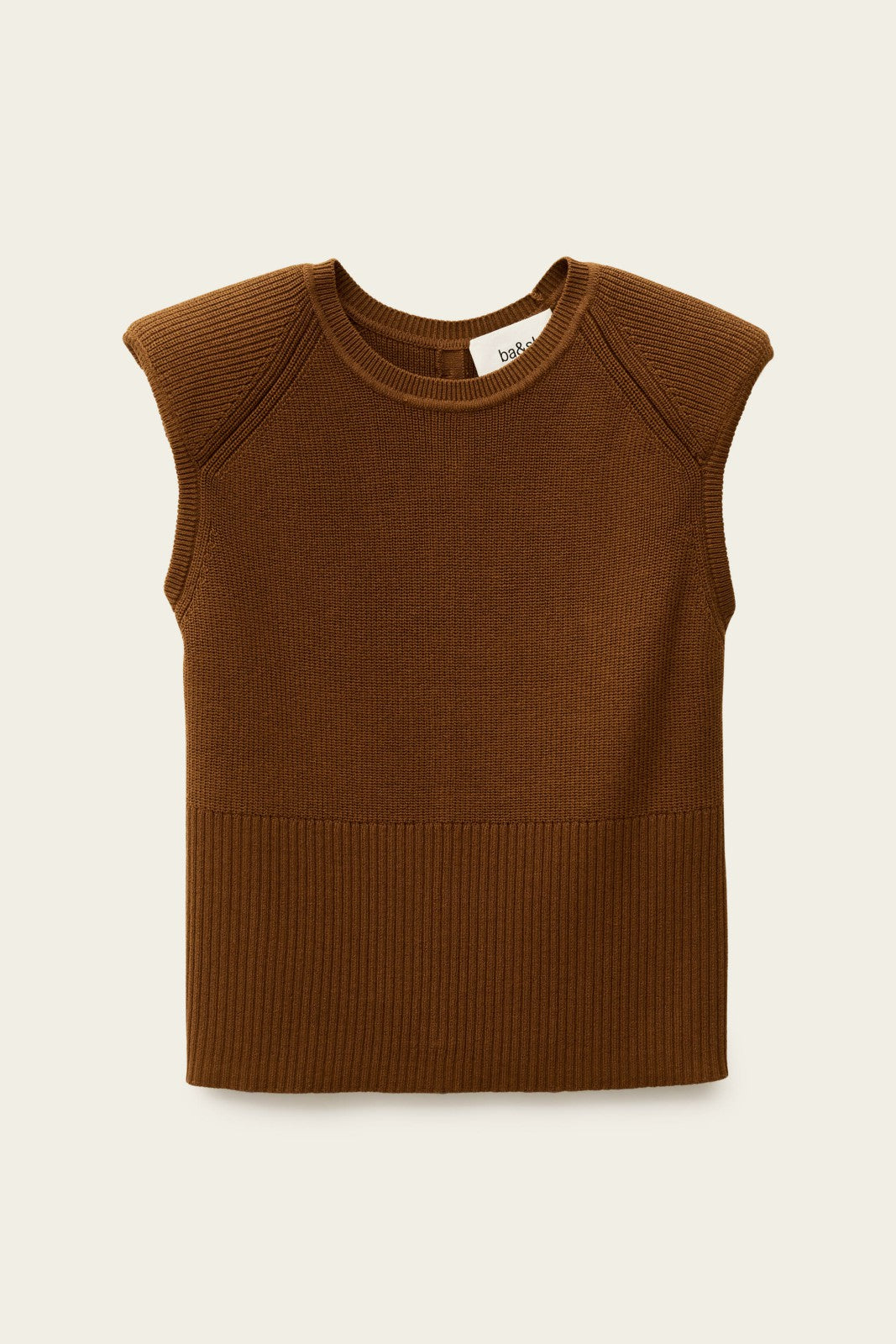 Sleeveless Top Esma Marron