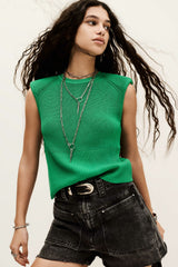 Sleeveless Top Esma Vert