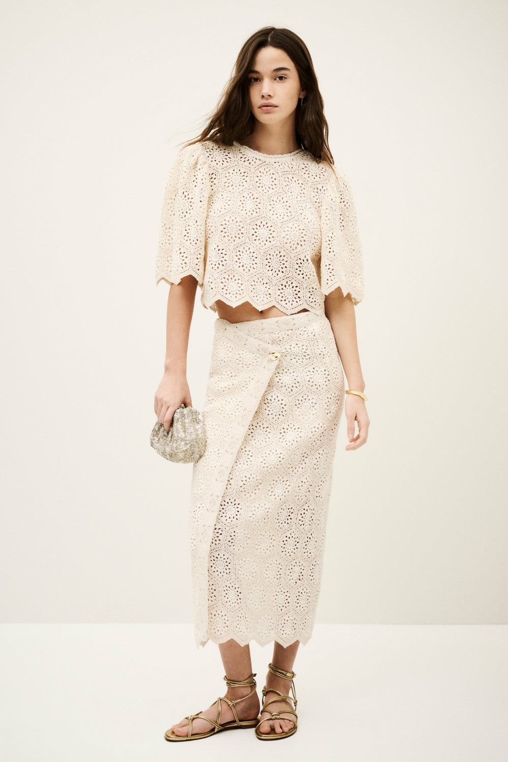 Gaelle Skirt Ecru