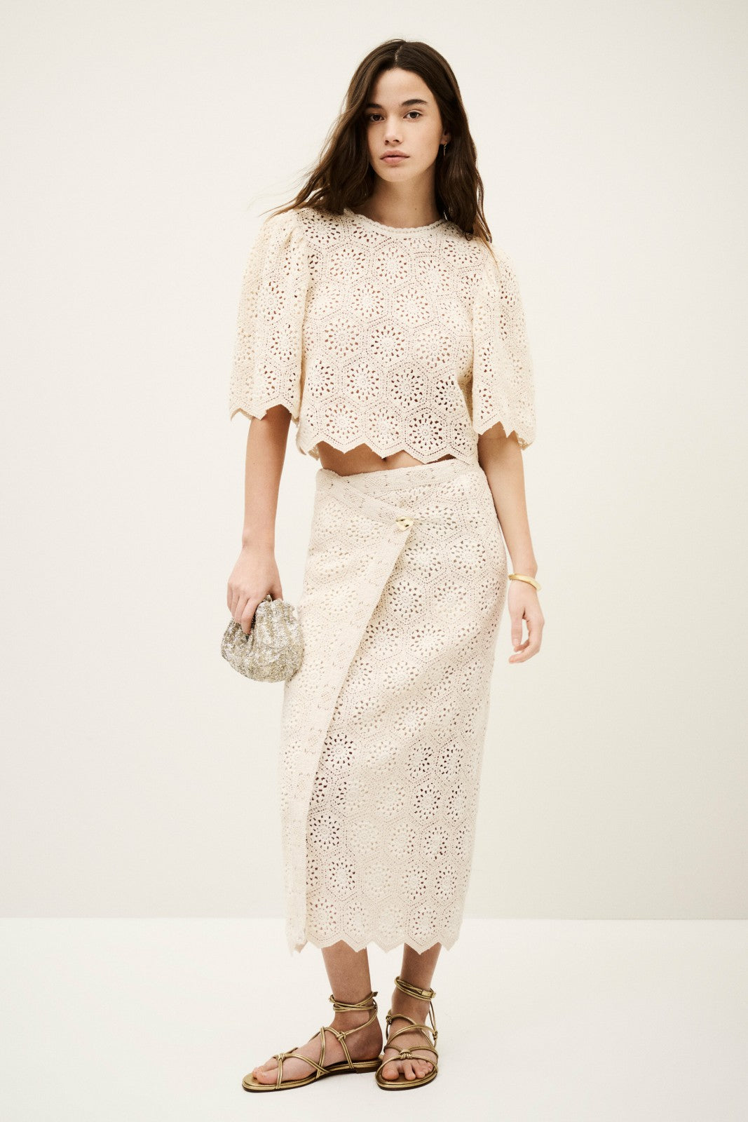 Gaelle Skirt Ecru