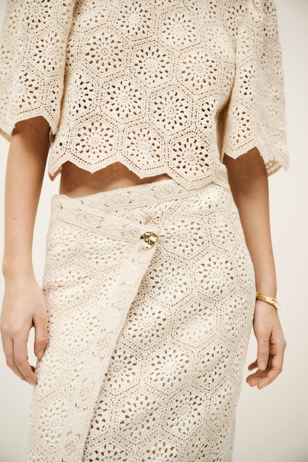 Gaelle Skirt Ecru