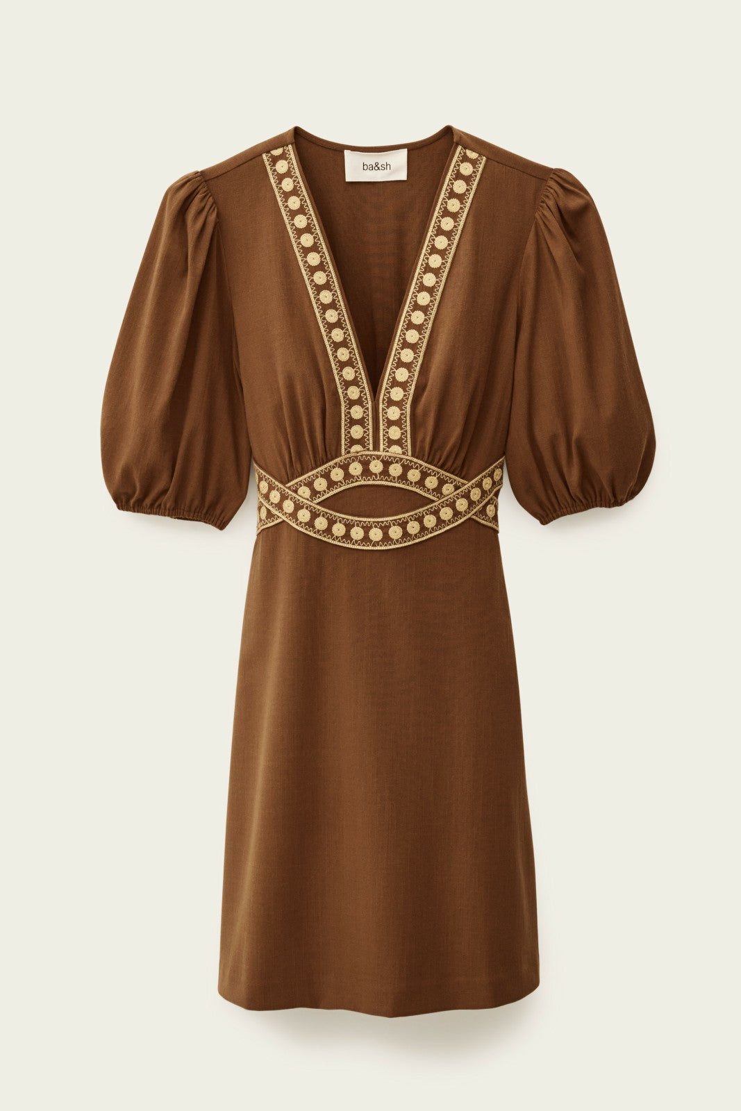 Short Fitted Dress Talya Marron