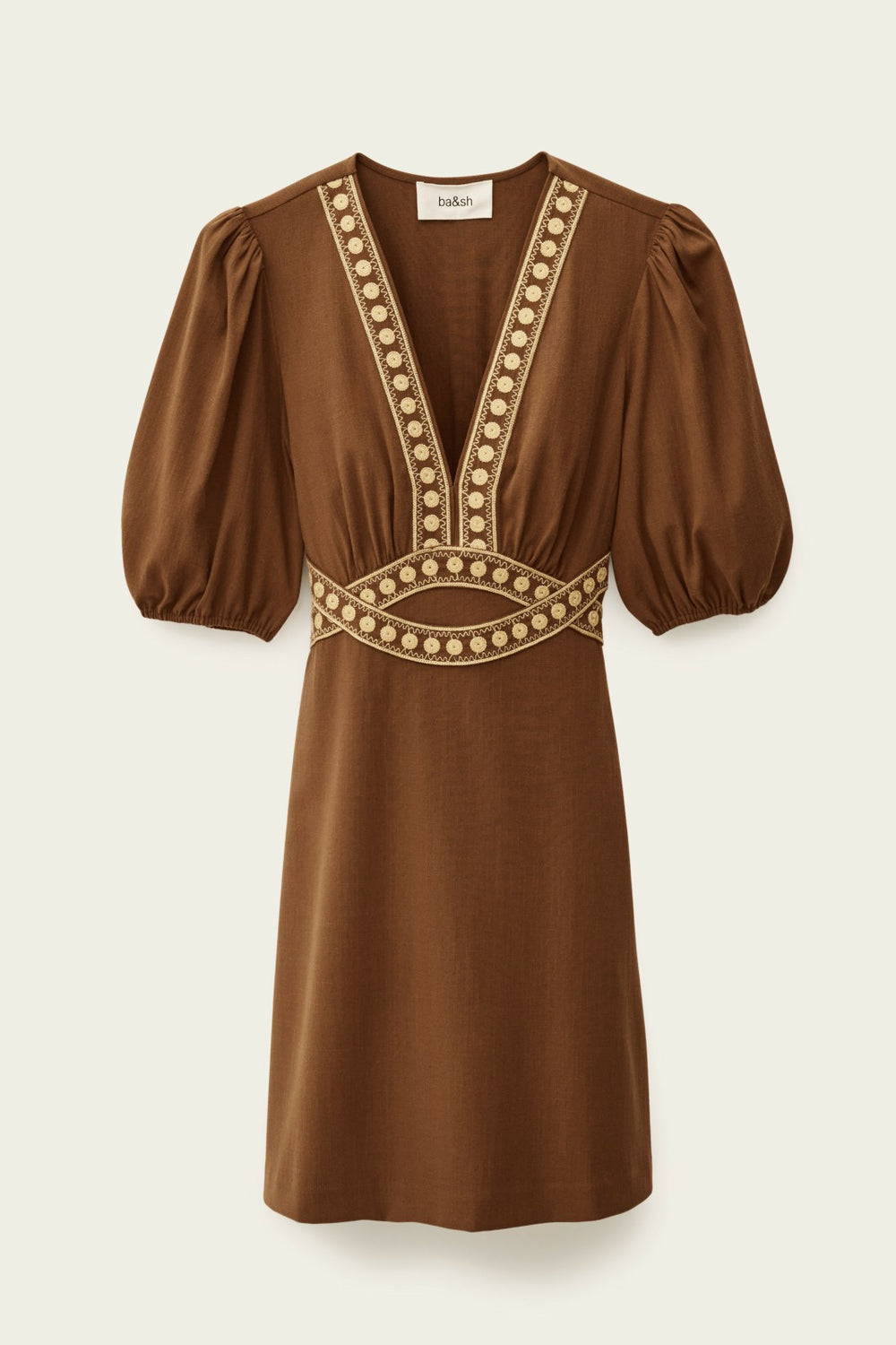 Short Fitted Dress Talya Marron