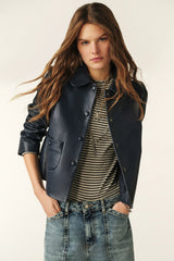 Buttoned Jacket Milos Marine