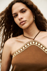 Strappy Top Thays Marron