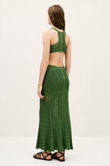 Maxi-Length Dress Alaga Vert