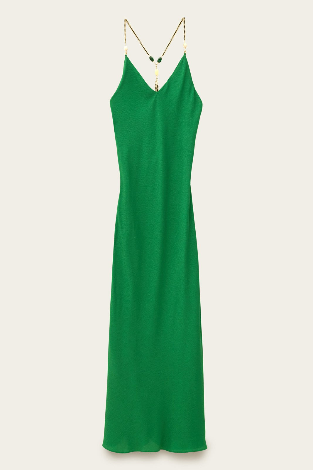 Midaxi-Length Dress Hany Vert