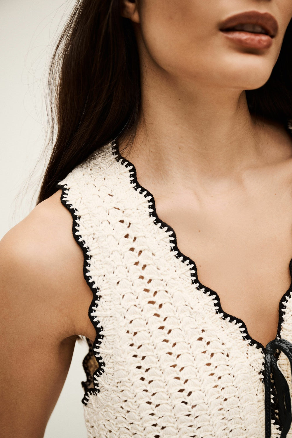 Knitted Cardigan Samia Ecru