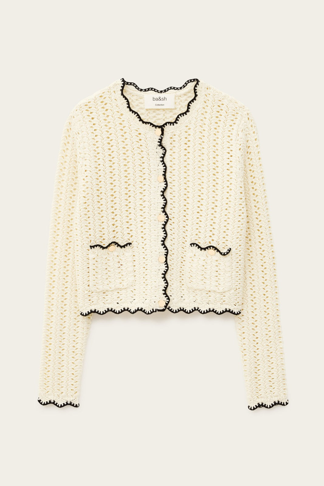 Boxy Cardigan Sheila Ecru