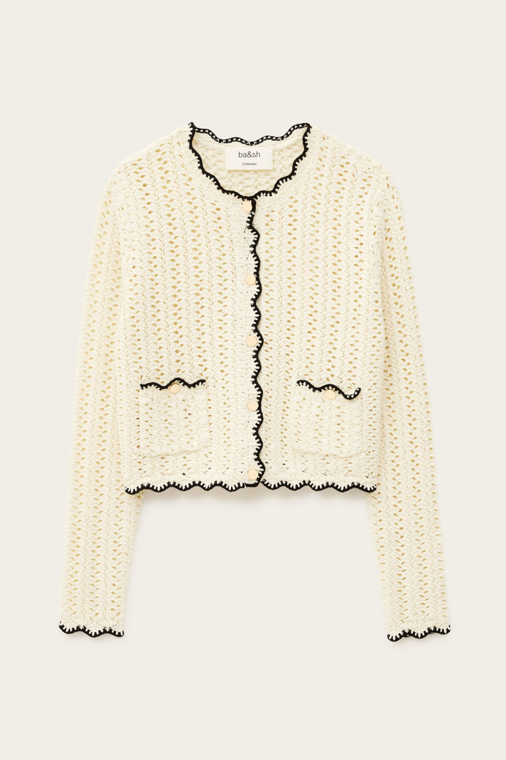 Boxy Cardigan Sheila Ecru