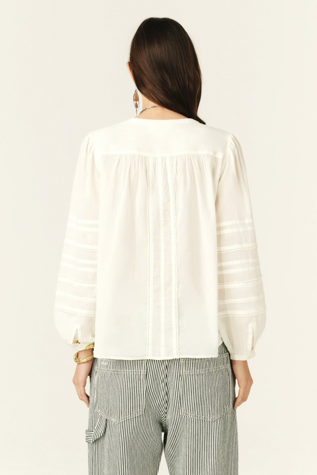 Long-Sleeved Shirt Yilla Ecru