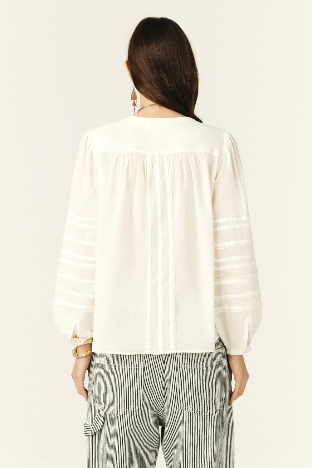 Long-Sleeved Shirt Yilla Ecru