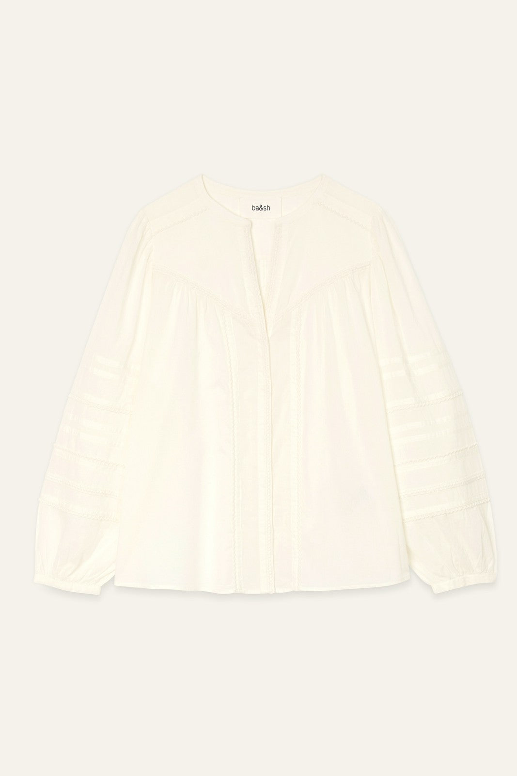 Long-Sleeved Shirt Yilla Ecru