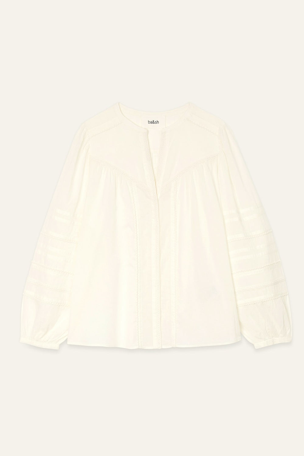 Long-Sleeved Shirt Yilla Ecru
