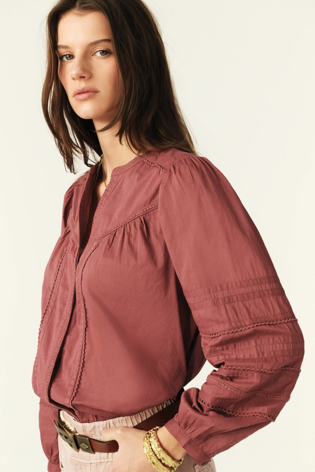 Long-Sleeved Shirt Yilla Rose