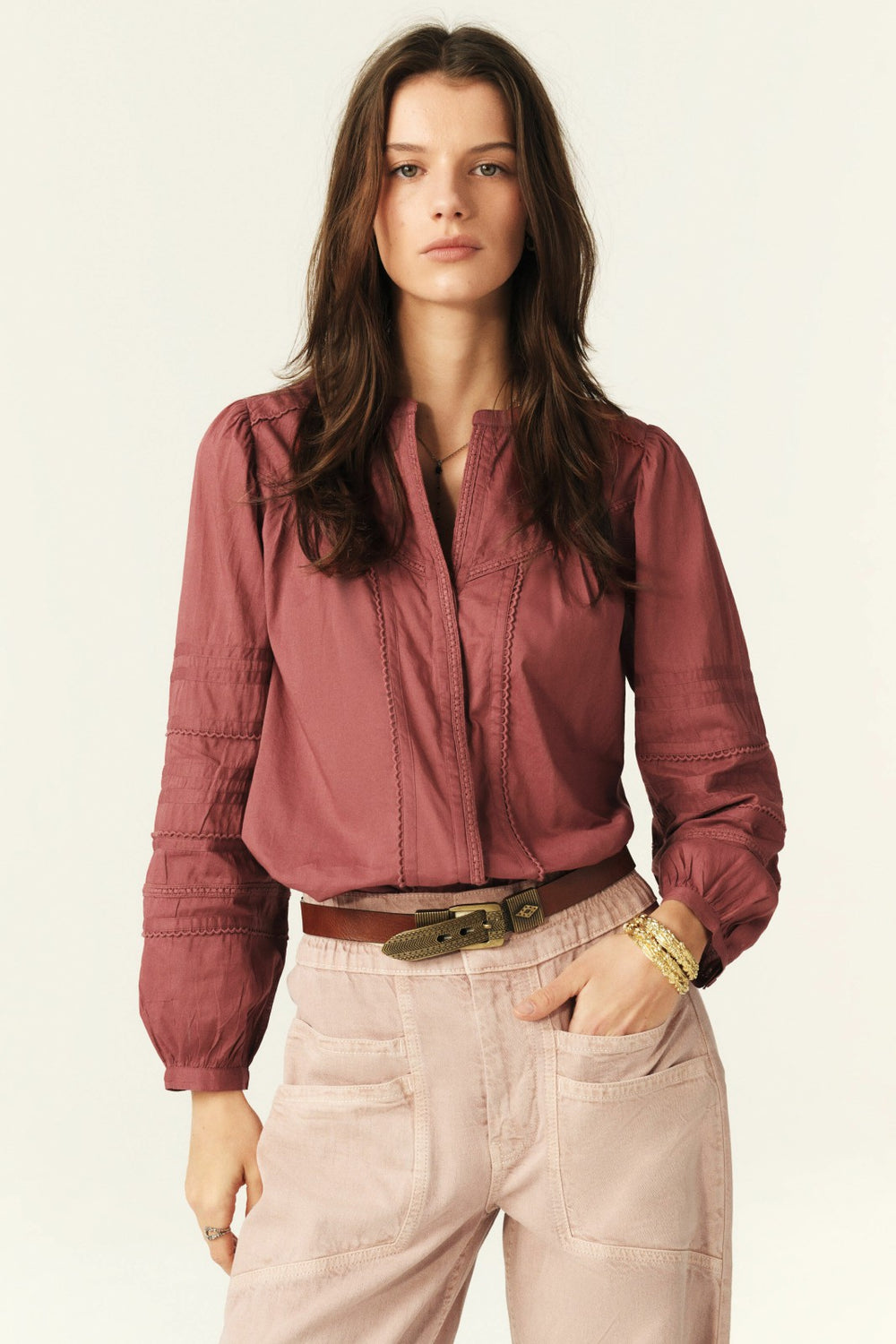 Long-Sleeved Shirt Yilla Rose