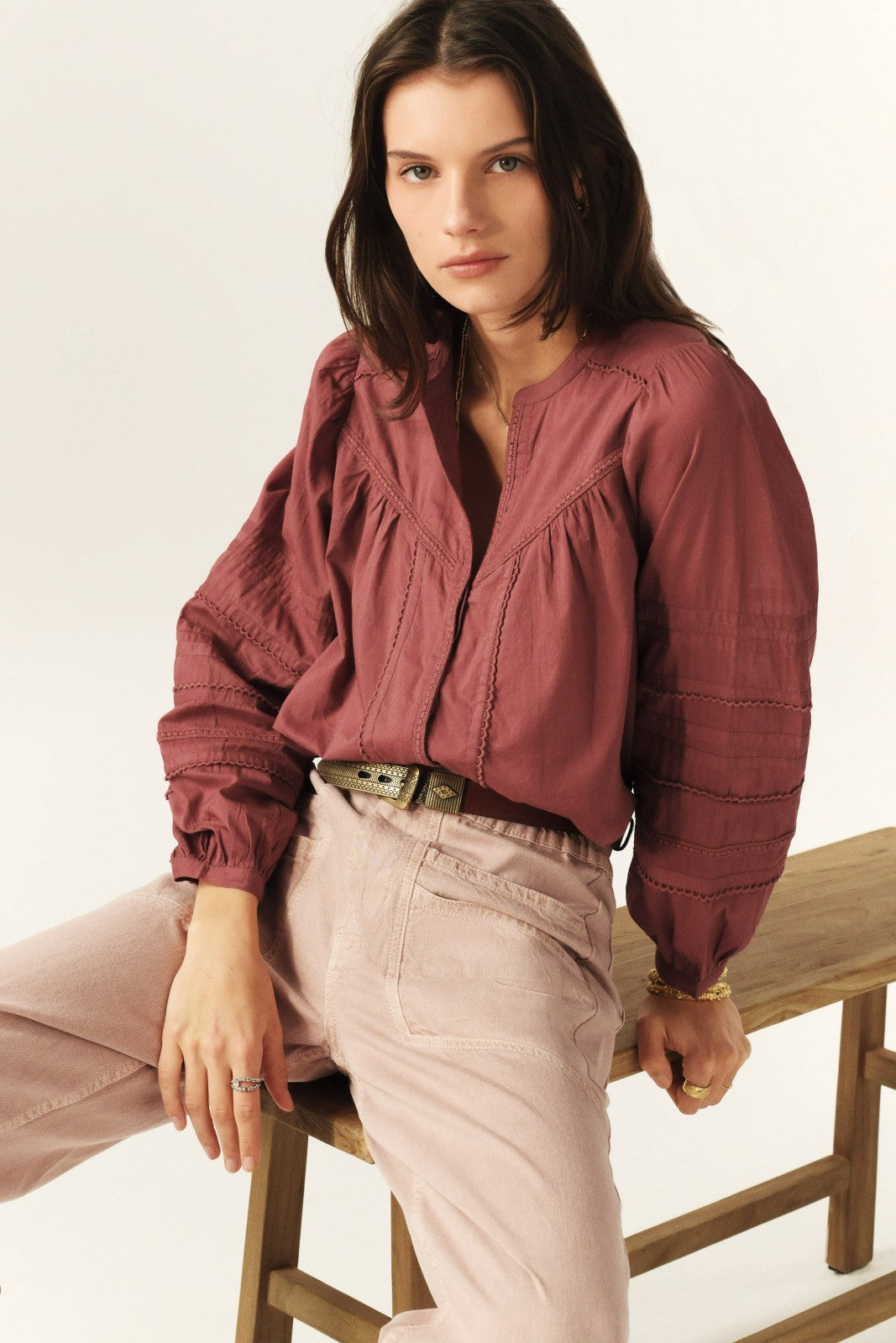 Long-Sleeved Shirt Yilla Rose
