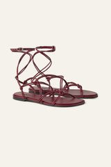 Strappy Open Sandals Cegane Rouge
