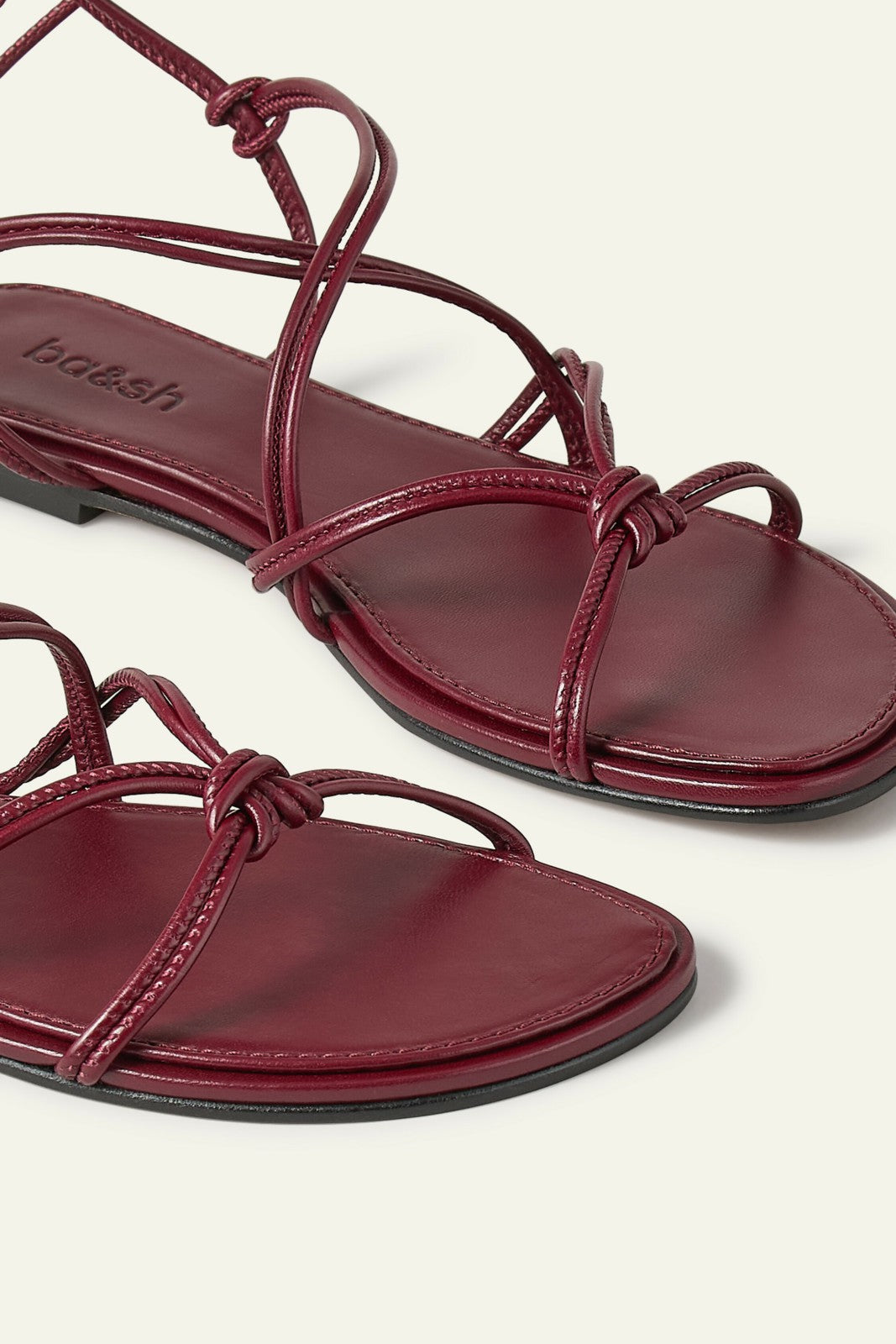 Strappy Open Sandals Cegane Rouge
