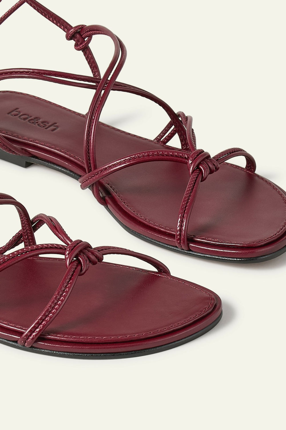 Strappy Open Sandals Cegane Rouge