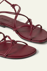 Strappy Open Sandals Cegane Rouge
