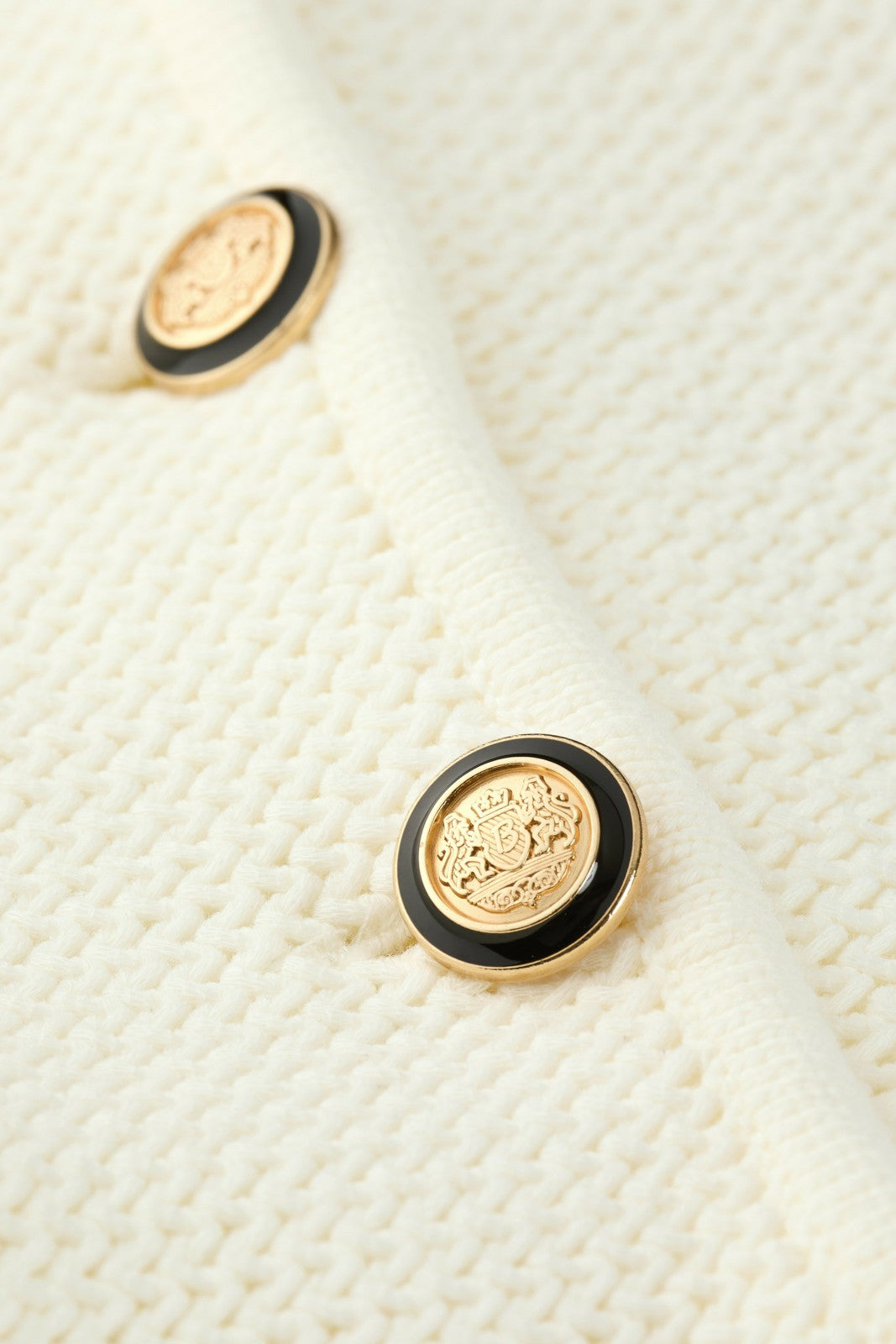 Long-Sleeved Cardigan Louman Ecru