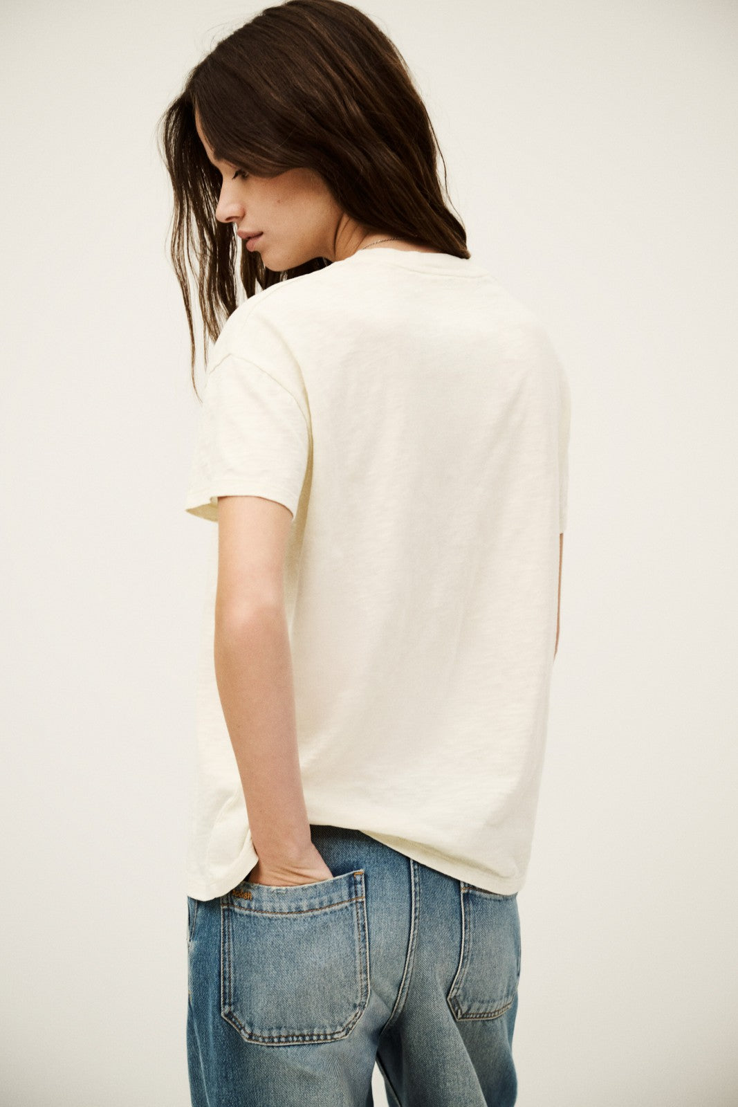 Short-Sleeved T-Shirt Veda Ecru