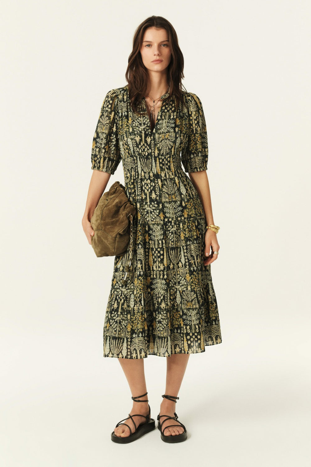 Dress Panissa Kaki