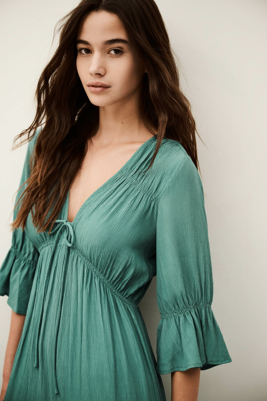 Midi-Length Dress Hestia Vert