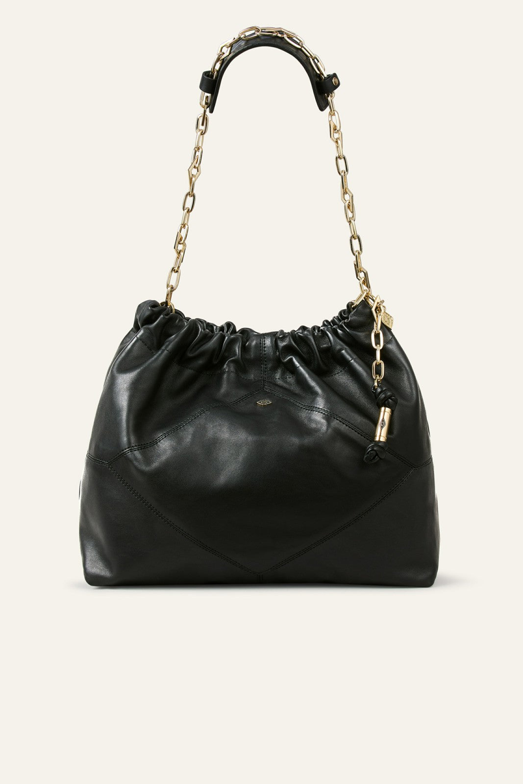 Leather Tote Bag June Noir