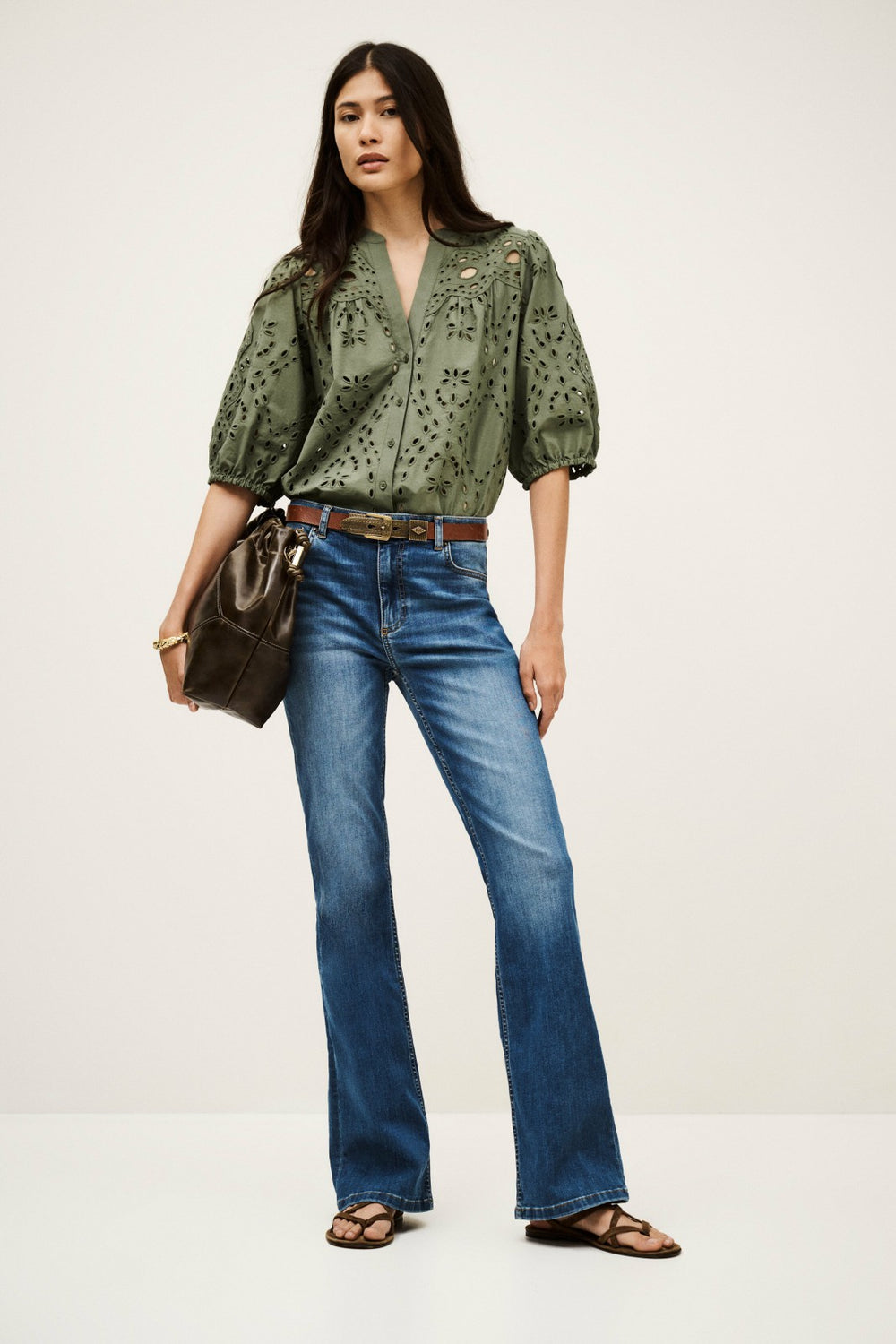Bootcut Jeans Aommie Blue