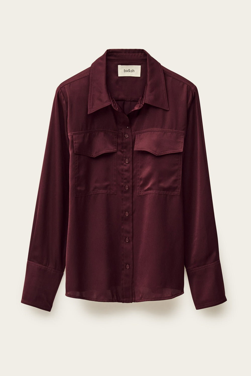 Flowing Shirt Canoli Bordeaux