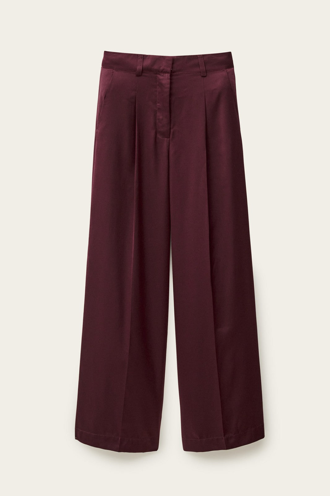 Flowing Trousers Charly Bordeaux
