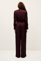 Flowing Jumpsuit Carmy Bordeaux