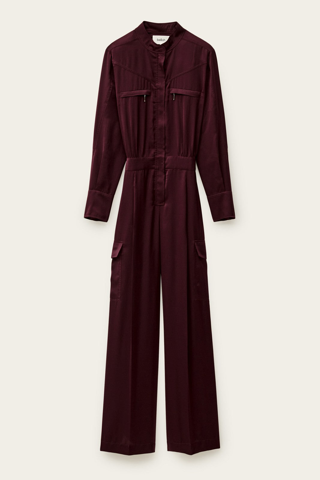 Flowing Jumpsuit Carmy Bordeaux