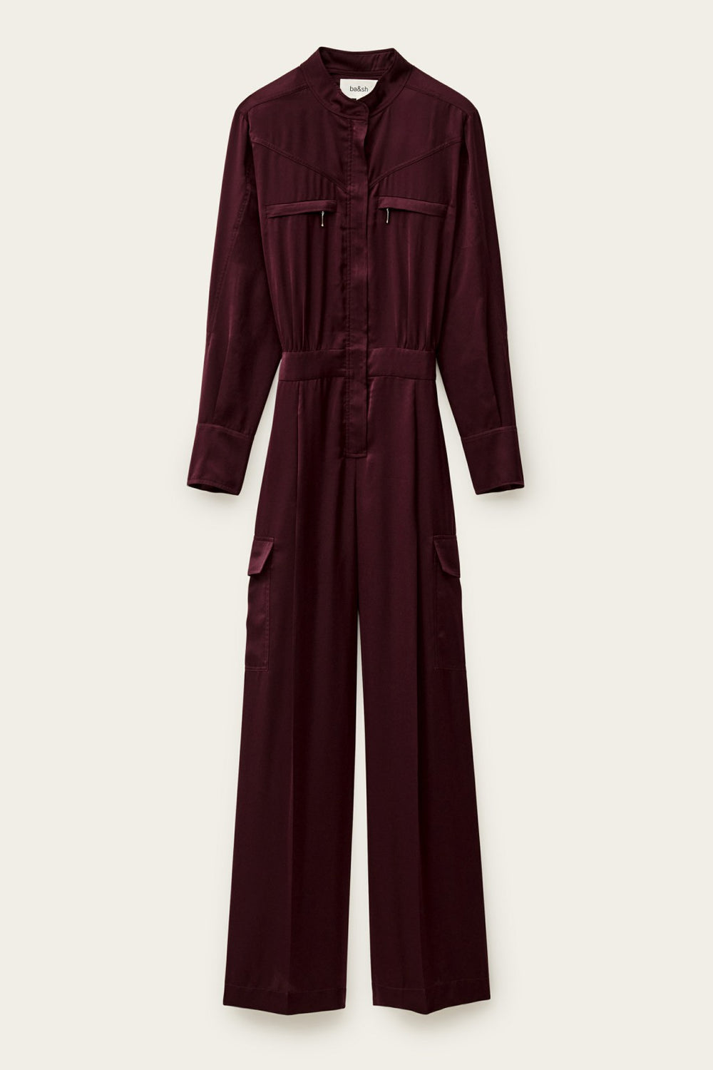 Flowing Jumpsuit Carmy Bordeaux