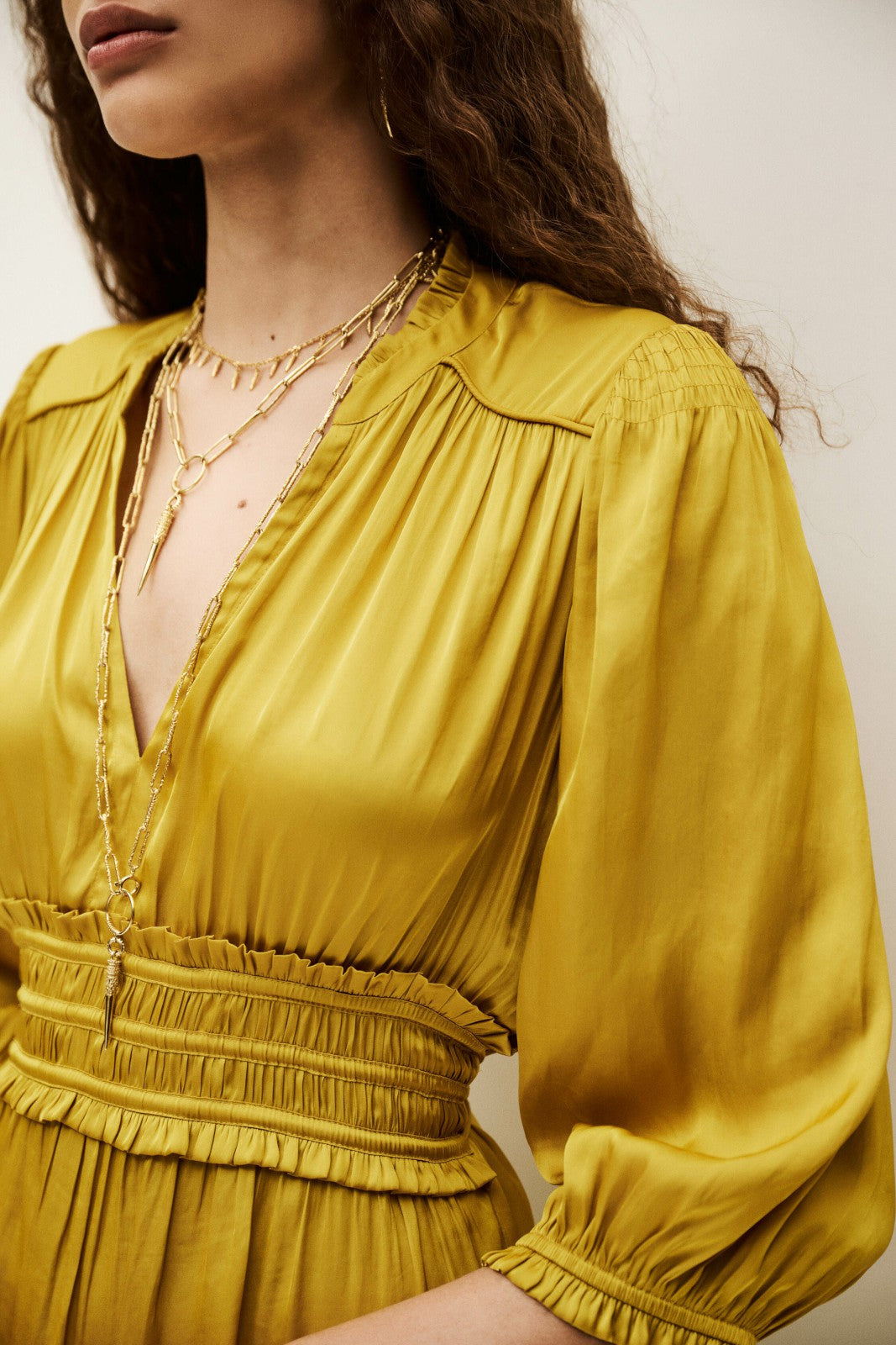 Short Dress Cyriala Jaune