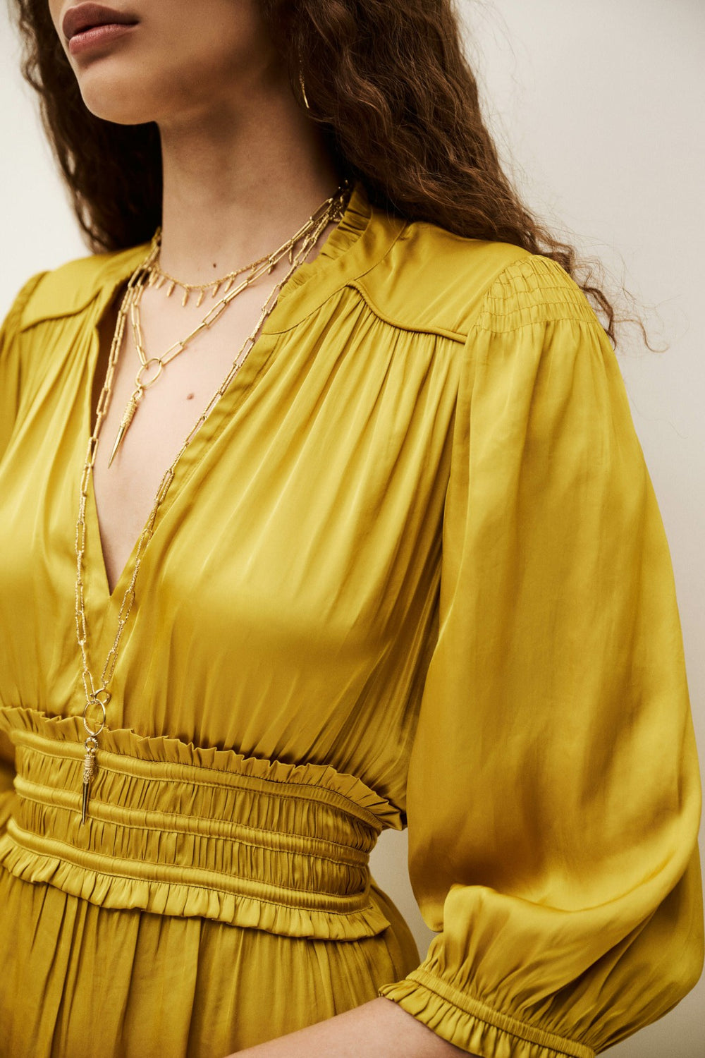 Short Dress Cyriala Jaune