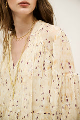 Long-Sleeved Blouse Blouse Ecru