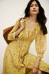 Midi Dress Karla Jaune