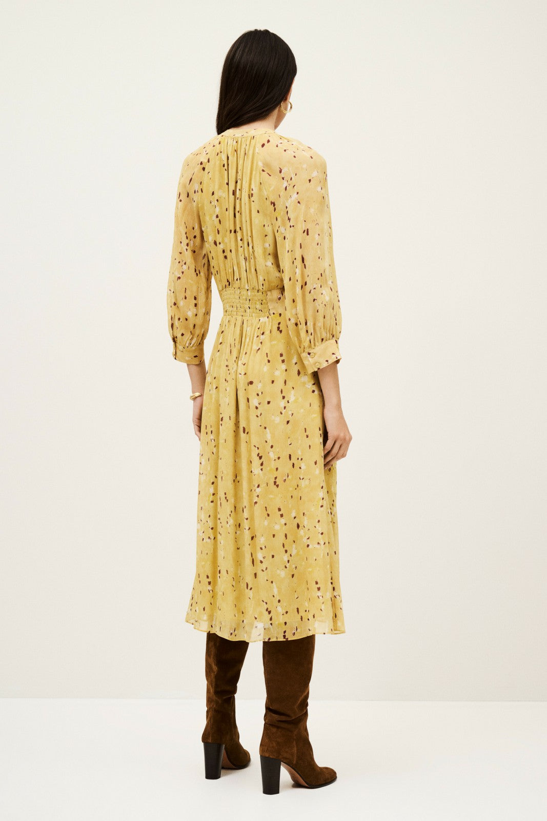 Midi Dress Karla Jaune