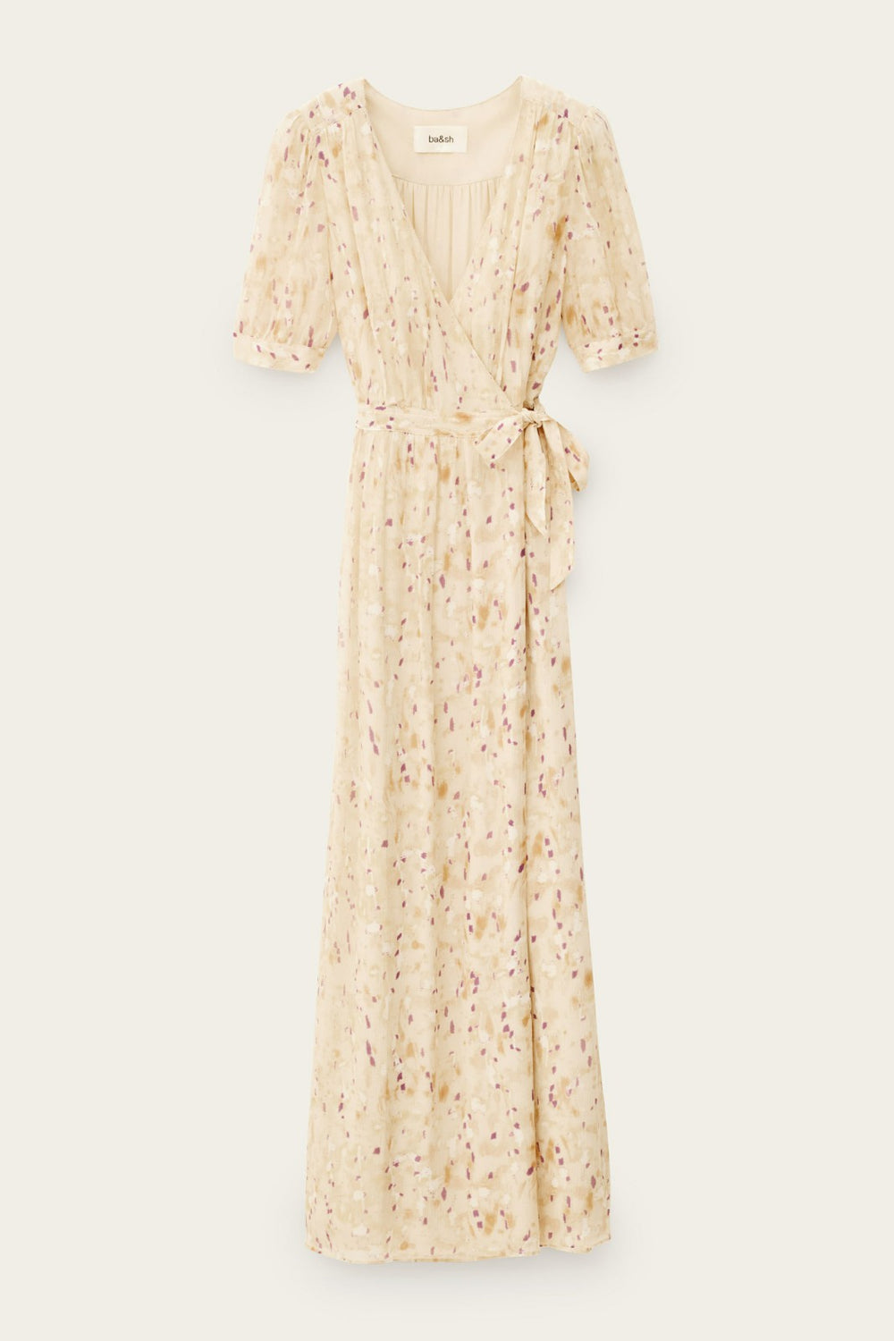 Wrap Maxi Dress Kris Ecru