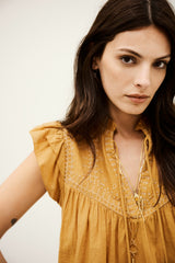 Sleeveless Top Janny Ecru