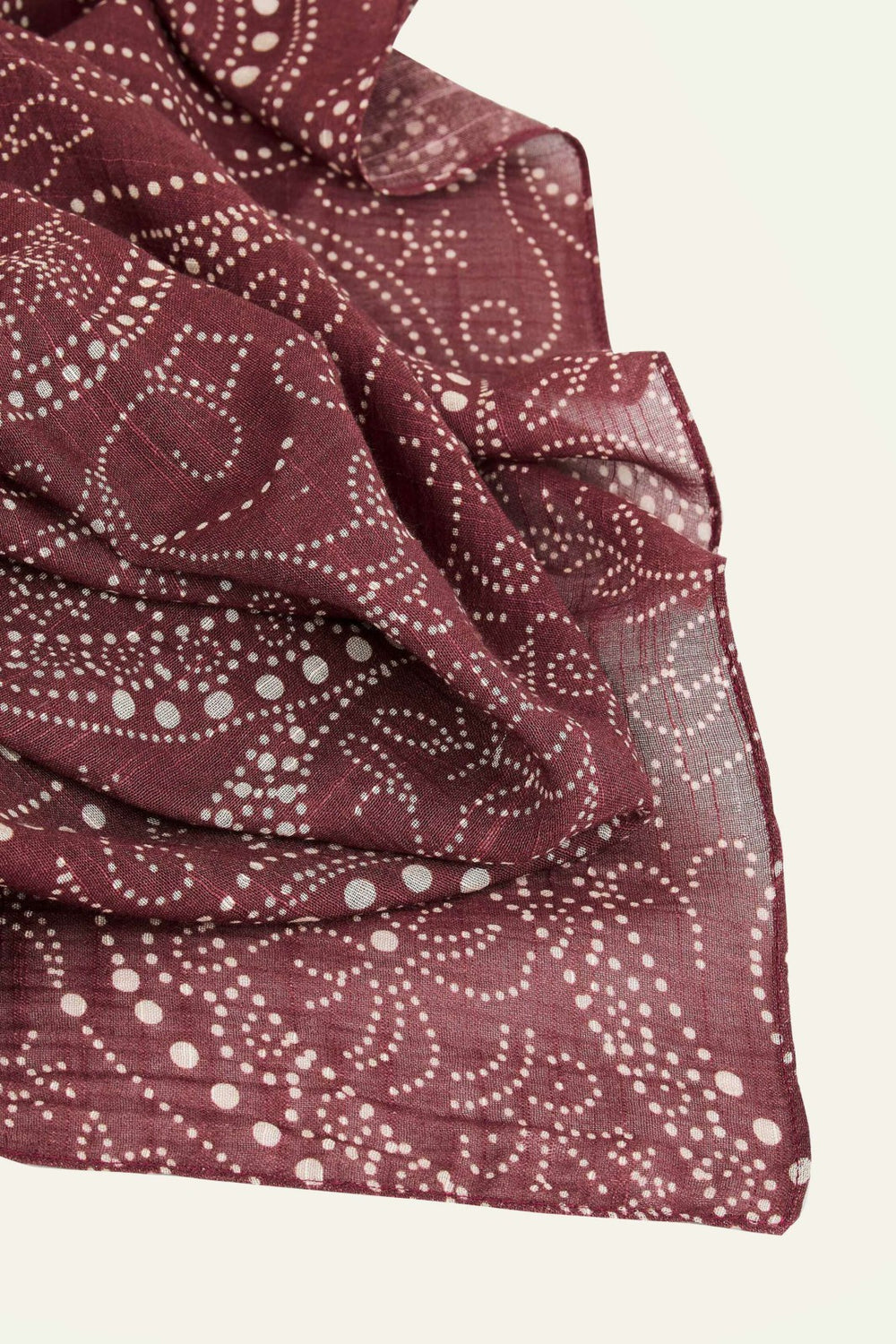 Scarf Folga Bordeaux