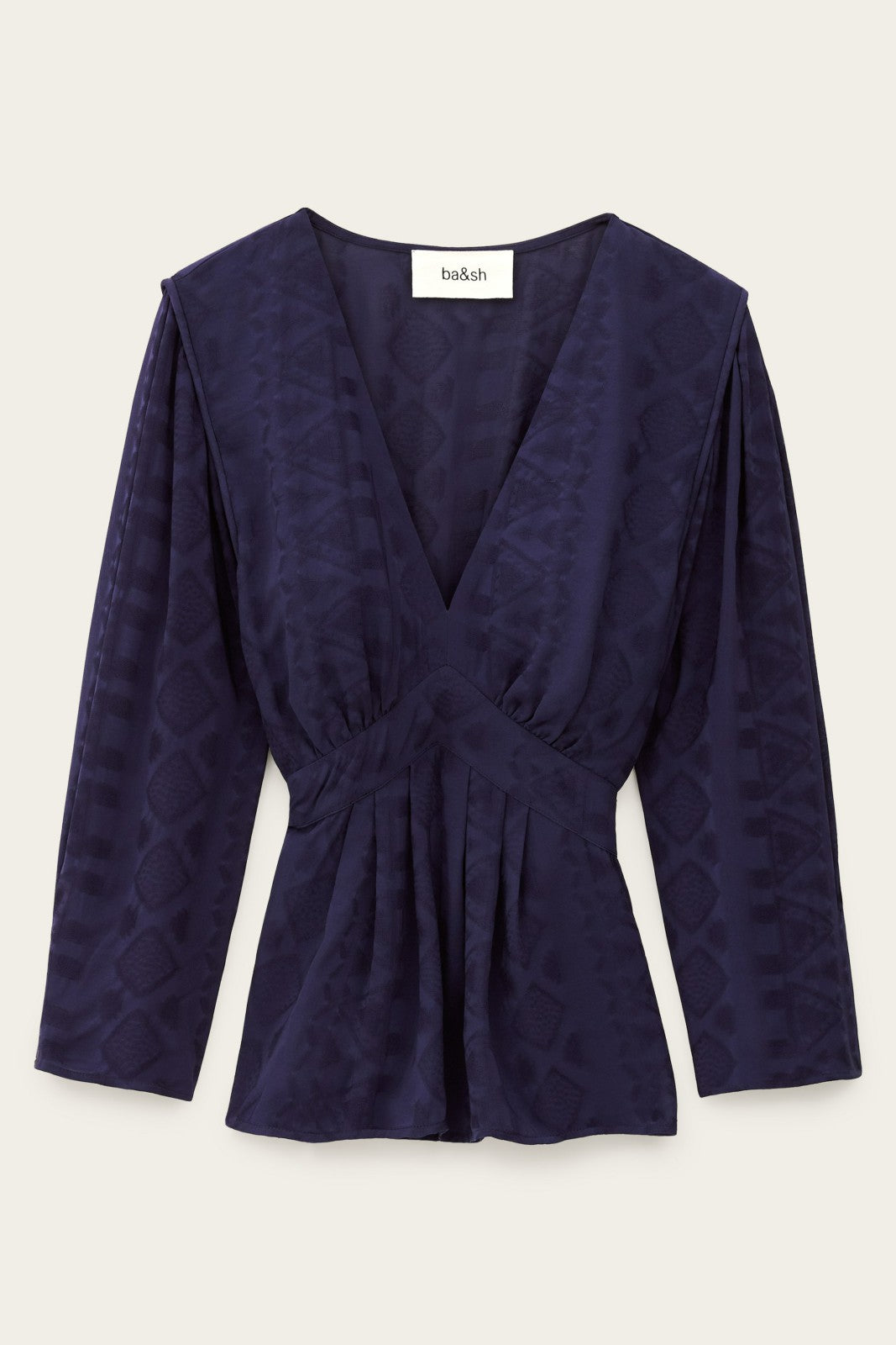 Blouse Shape Top Idol Blue